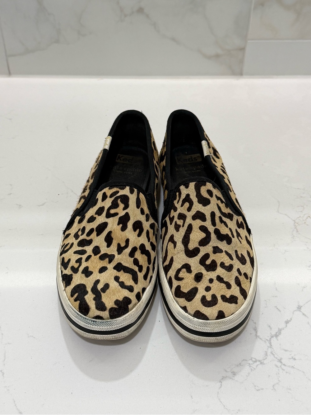 Kate Spade | Keds  Leopard Print Slip-On Sneakers - Animal Print